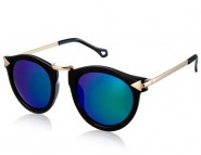 Modne okulary przeciwsłoneczne z filtrem UV REVO  unisex (czarno niebieski)